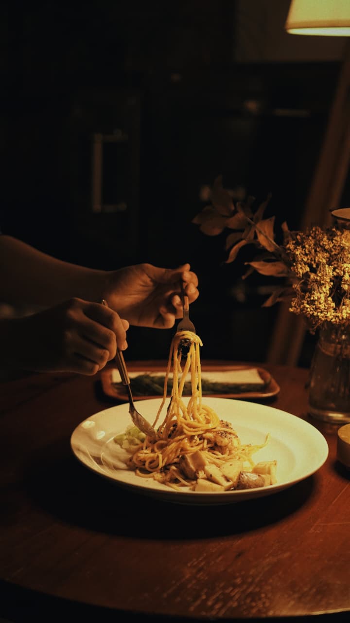 Pasta Carbonara Gurih & Creamy